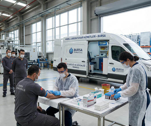 Bursa İşe Giriş İçin Tüm Kan Testleri ve Mobil Laboratuvar Süreçleri