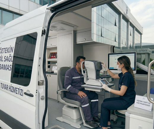 Bursa Mobil Göz Fonksiyonları Ölçümleri ve Görme Keskinliği